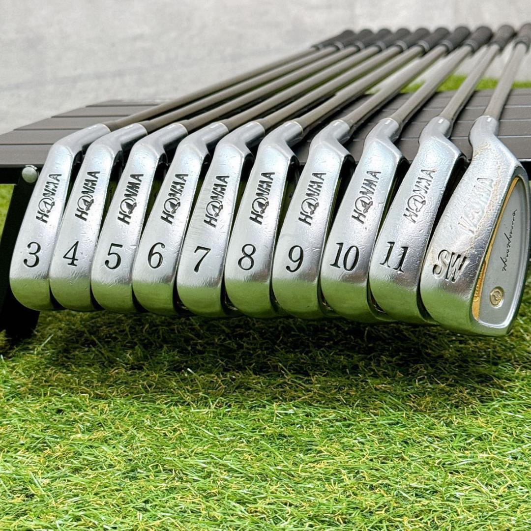 HONMA ホンマ LB-708 アイアンセット 金モグラ 金帯 【K491】