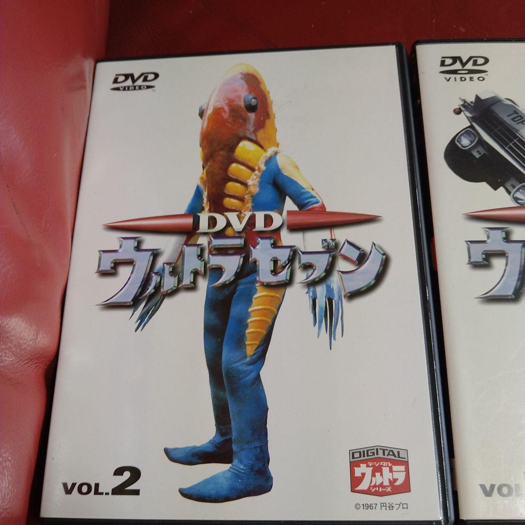 ウルトラセブン DVD 7枚セットVOL.7、10 ケースなし レンタル専用あり