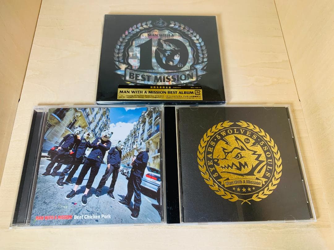 MAN WITH A MISSION CD まとめ売り 12枚セット ほぼ初回盤