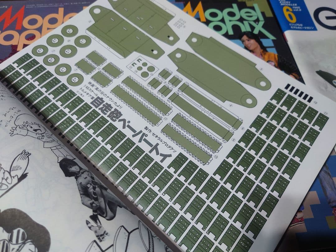 【資料】モデルグラフィックス1984年創刊号から6冊　【宮崎駿】