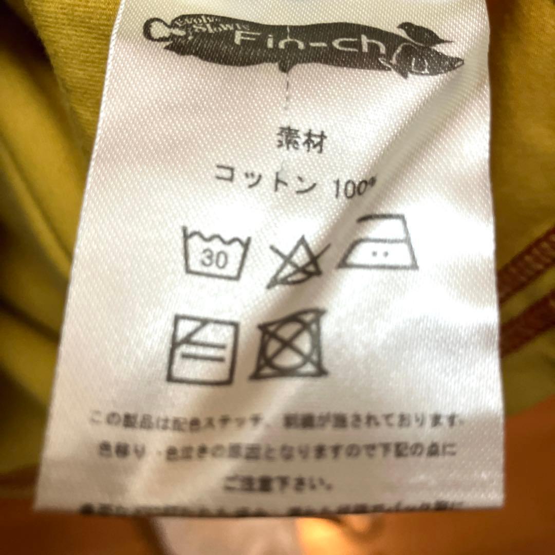 fin-ch フィンチ　ロングTシャツ　長袖　Ｍサイズ　イエローグリーン2枚