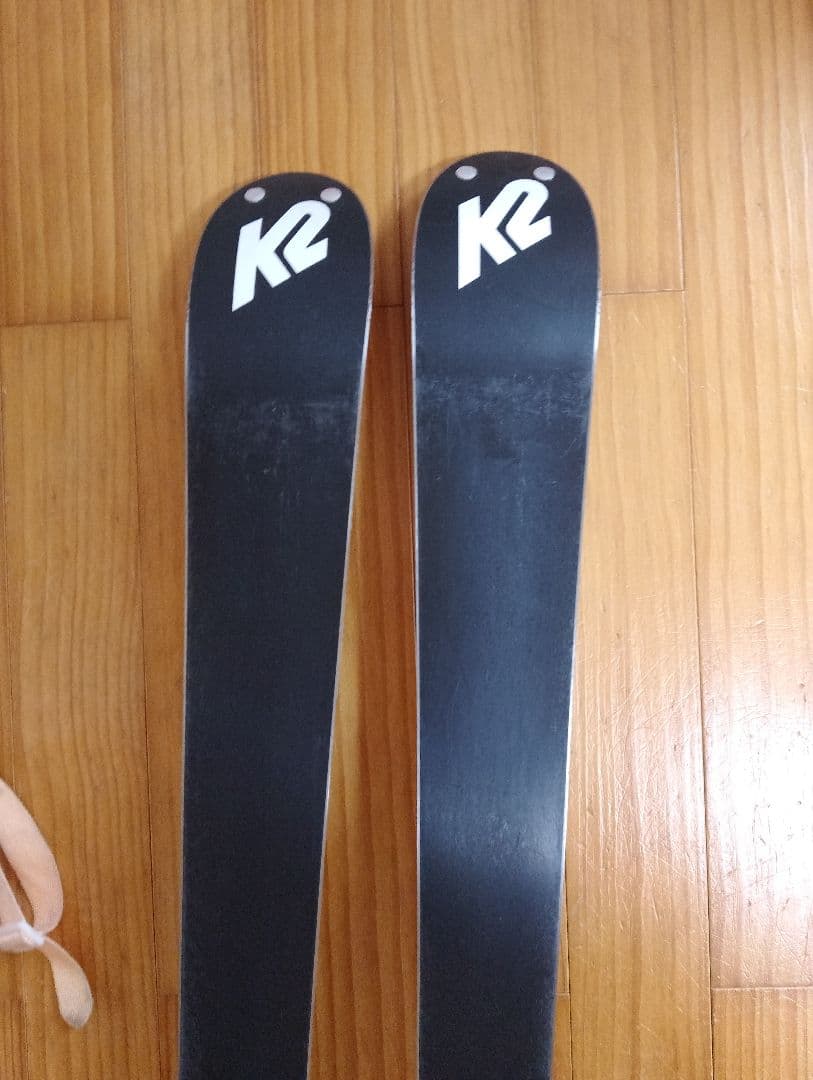 K2 スキー板 160センチ　ストックつき
