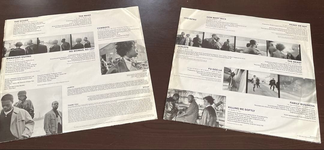 Fugees レコード USオリジナル盤 The Score 2枚組