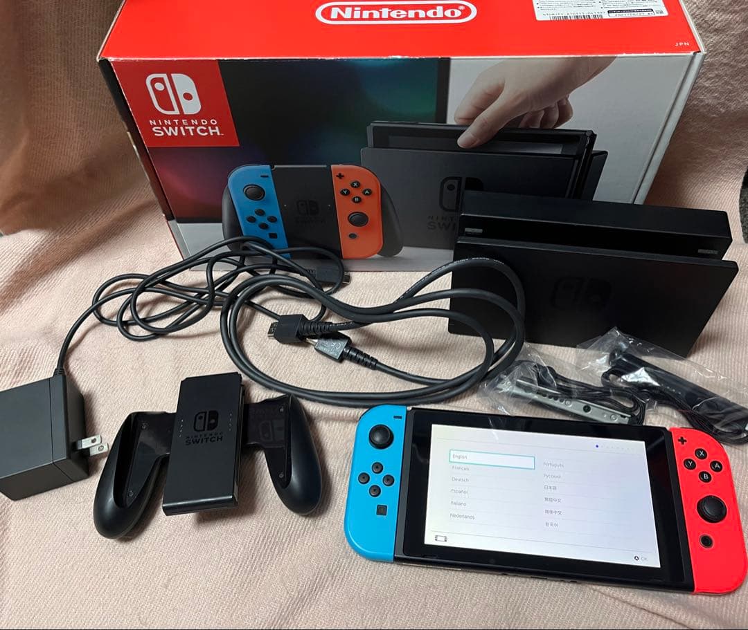 Nintendo Switch ネオンブルー/ネオンレッド 本体 ＋アクセサリー