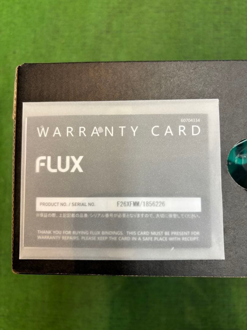 FLUX F26XFM ビンディング グリーン M新品