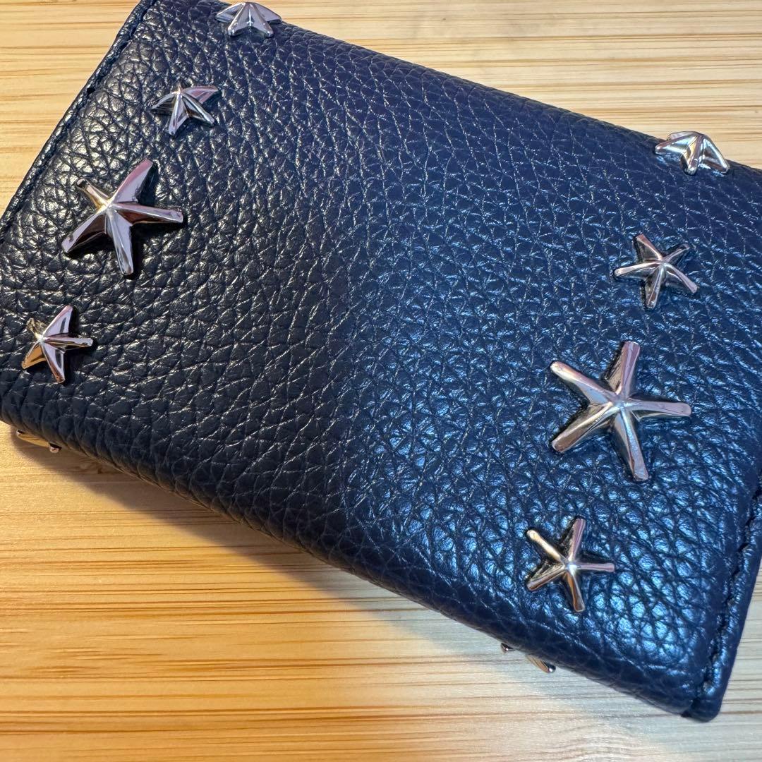 JIMMY CHOO キーケース ネイビー
