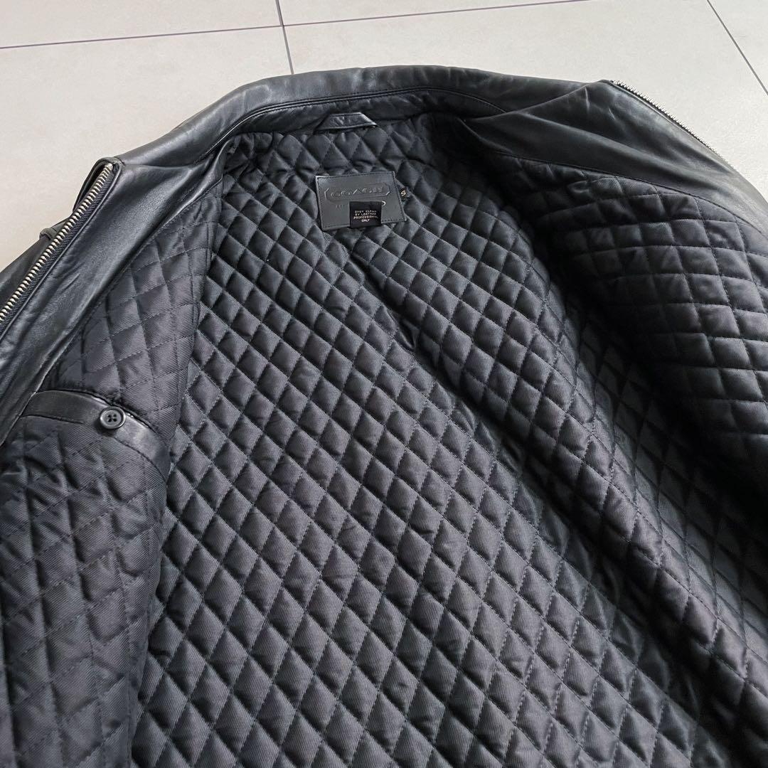 【COACH】ビンテージ ジップアップ レザージャケット