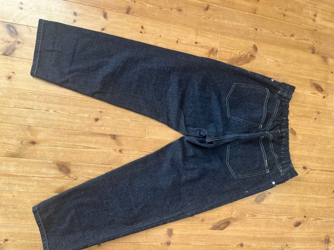 【UpcycleLino】デニムワイド5ポケットパンツ　confect