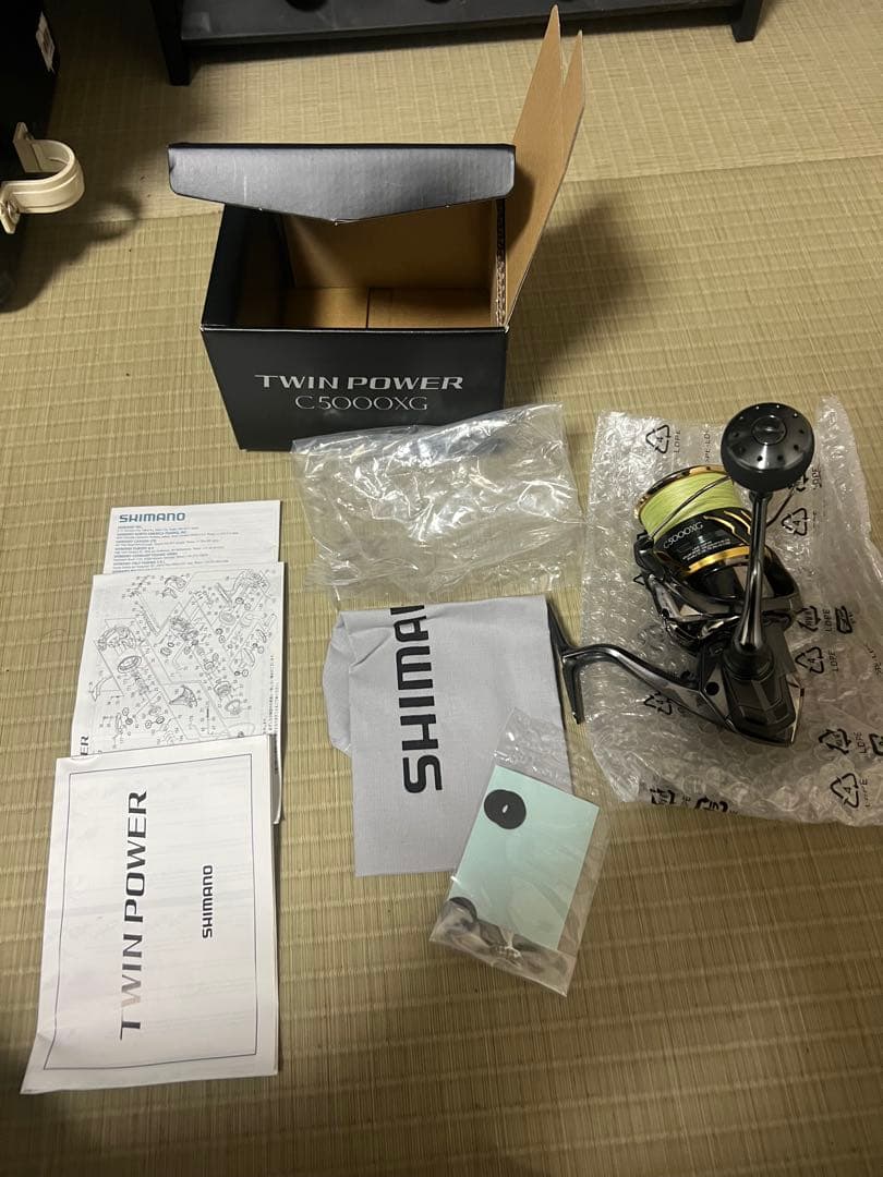 SHIMANO 20ツインパワーC5000XG スピニングリール　美品