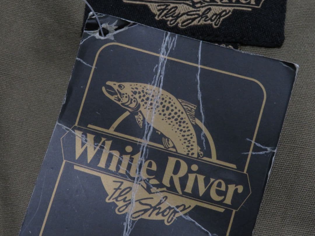新品 デット ビックサイズ White  フィッシングベスト フライ