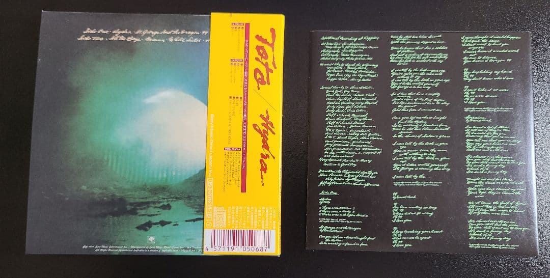 TOTO/HYDRA ハイドラ 紙ジャケット仕様