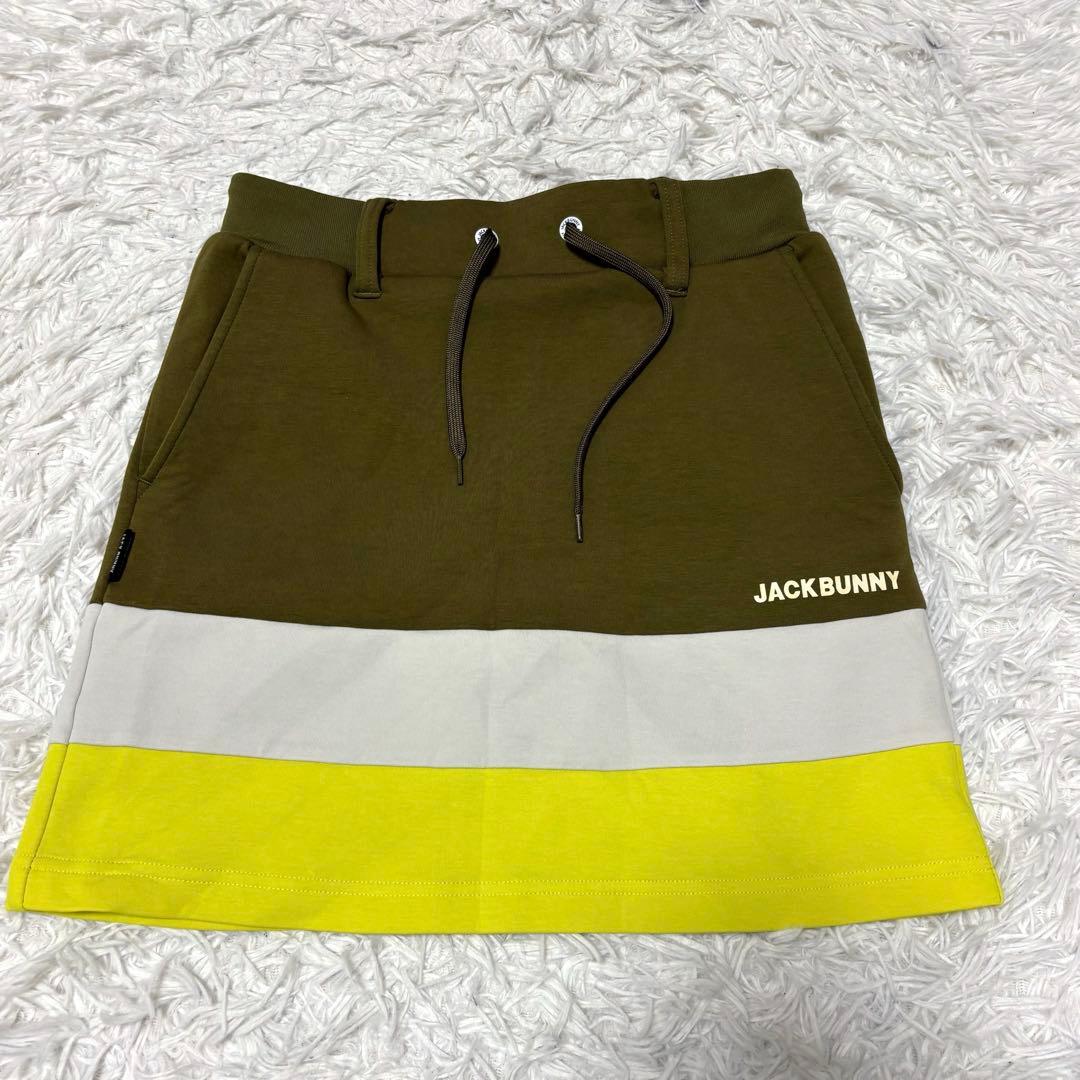 新作 ジャックバニー パーリーゲイツ セットアップ カーキ スウェット