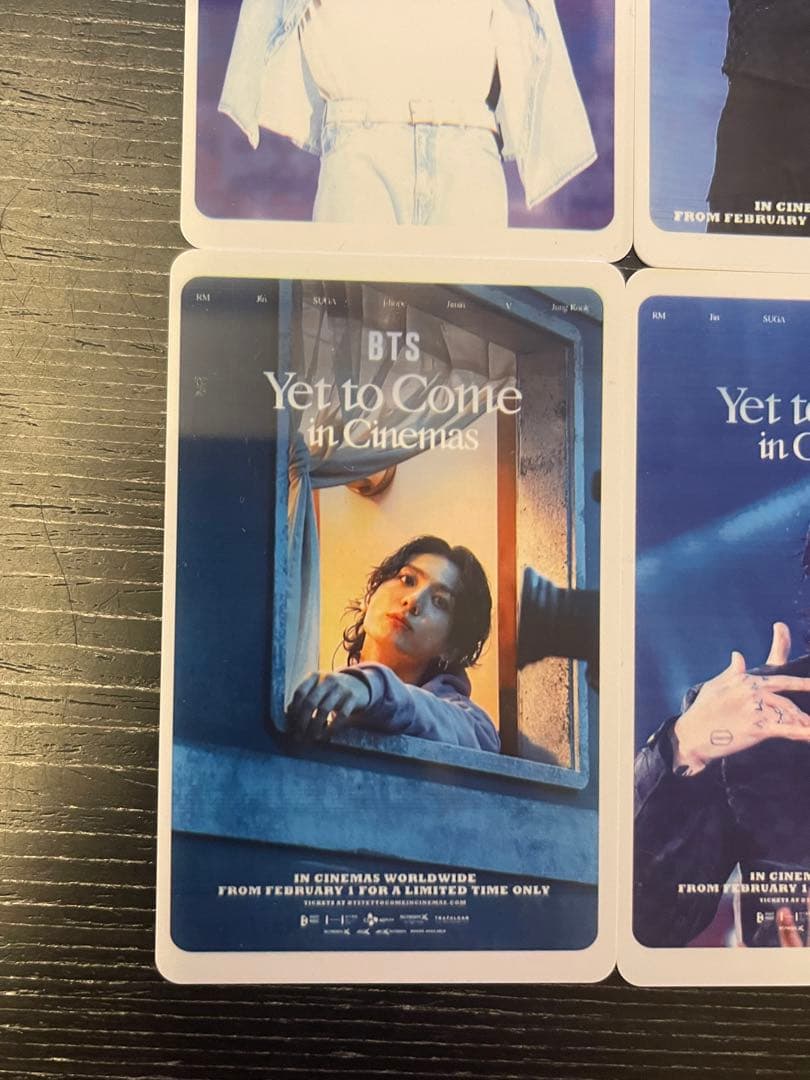 BTS ジョングク　韓国CGV フォトプレイ　トレカ　4枚セット