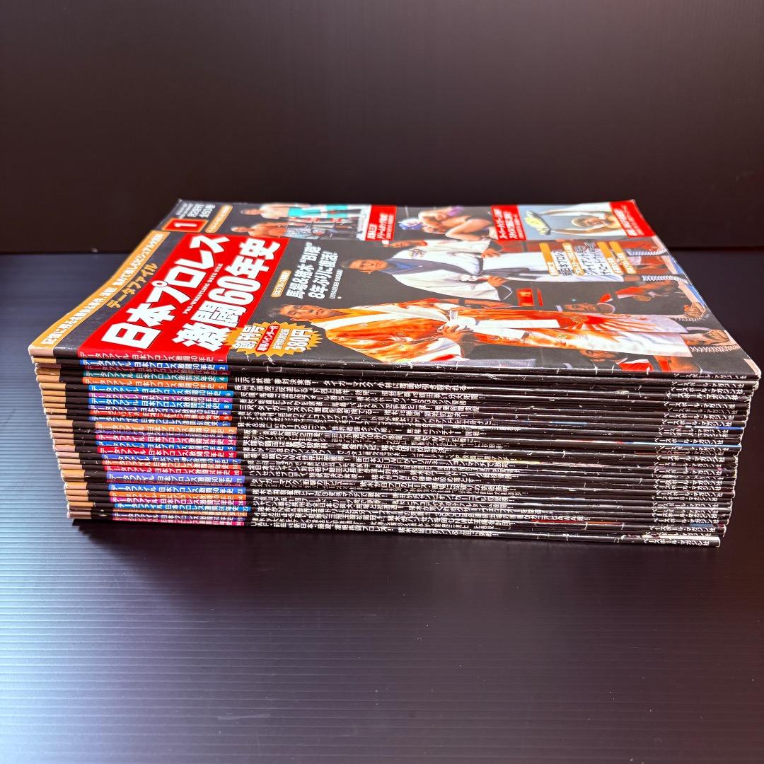 データファイル　日本プロレス　激闘60年史　２８冊　まとめ売り　週刊プロレス