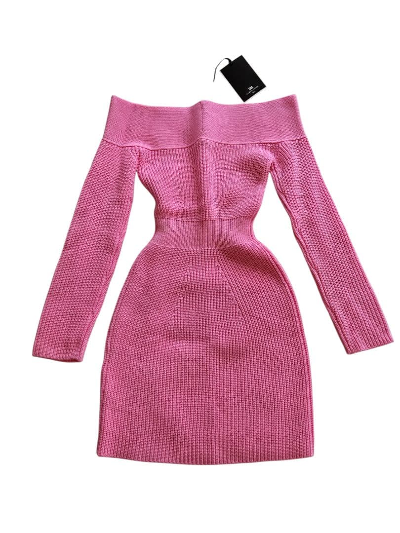 新品♡ELISABETTA FRANCHI♡オフショルダーワンピース♡