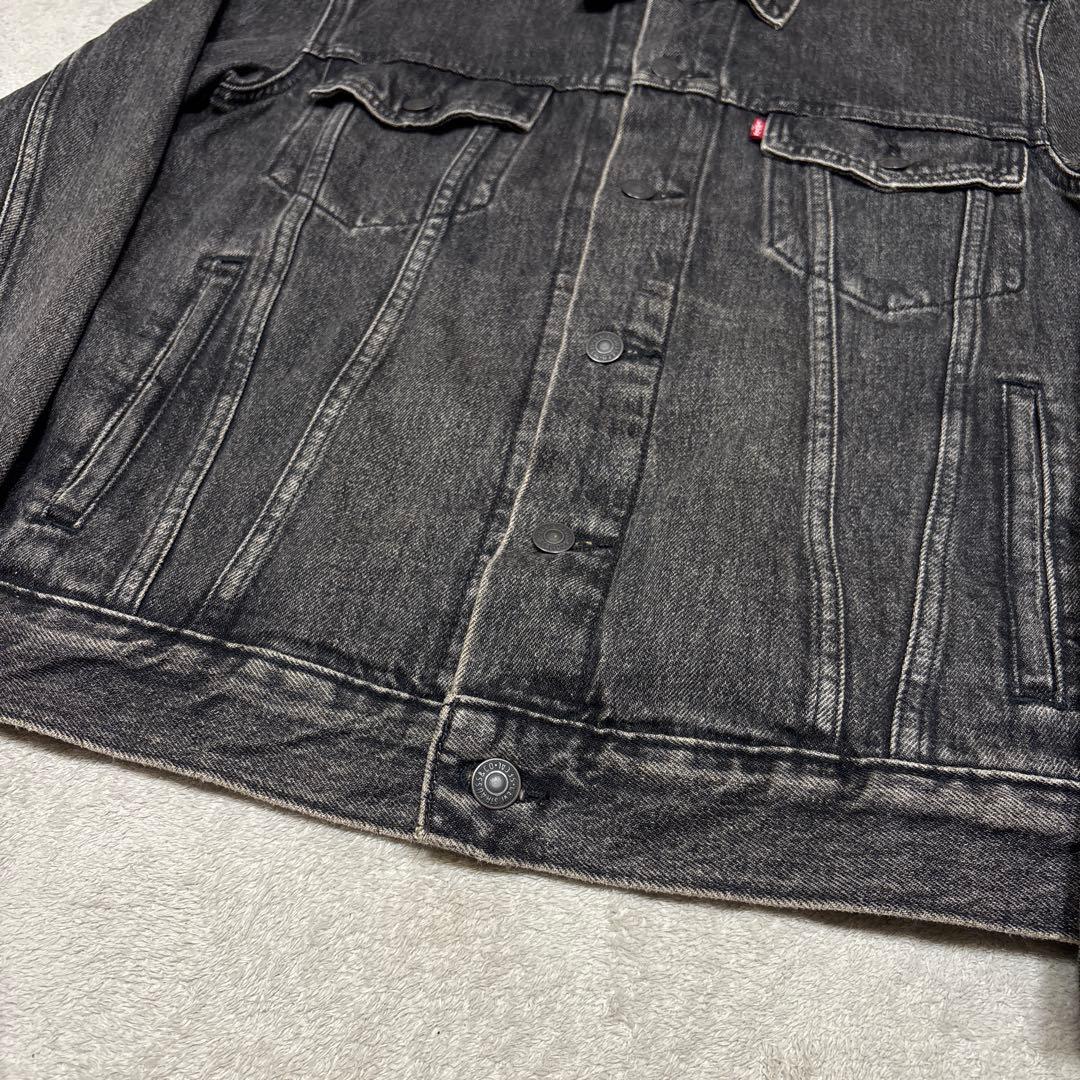 極美品✨S リーバイス 72334先染めブラック デニムジャケット70506型