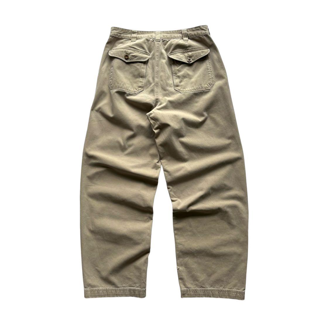90s A&F アバクロ USARMY ベイカーパンツ アーミーチノ W34