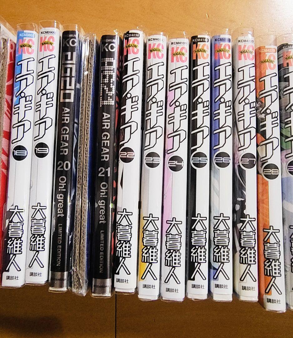 エアギア　全37巻セット　限定版　全て初版　ピンバッジ　DVD付き