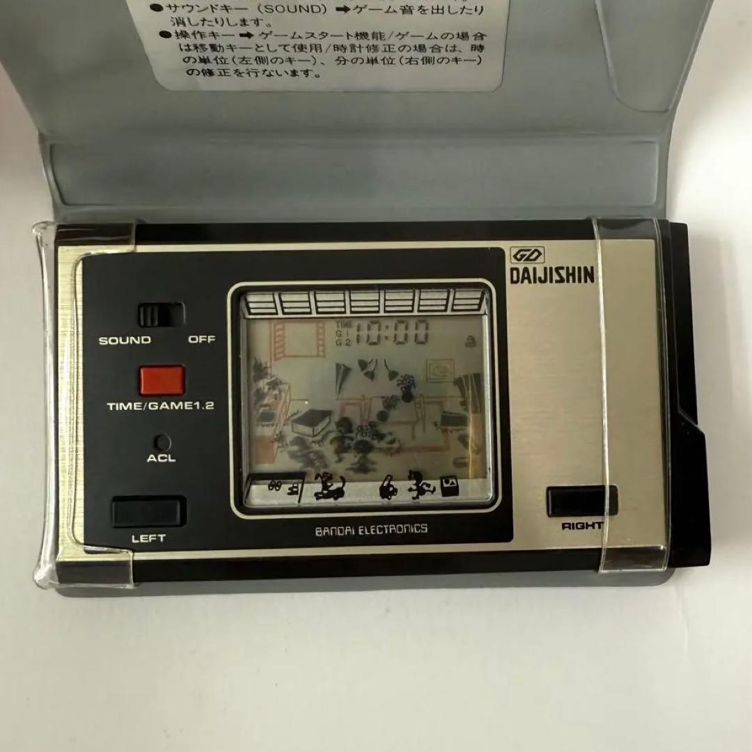 レア 【DAIJISHIN 大地震】 バンダイ ゲームウォッチ 昭和レトロ
