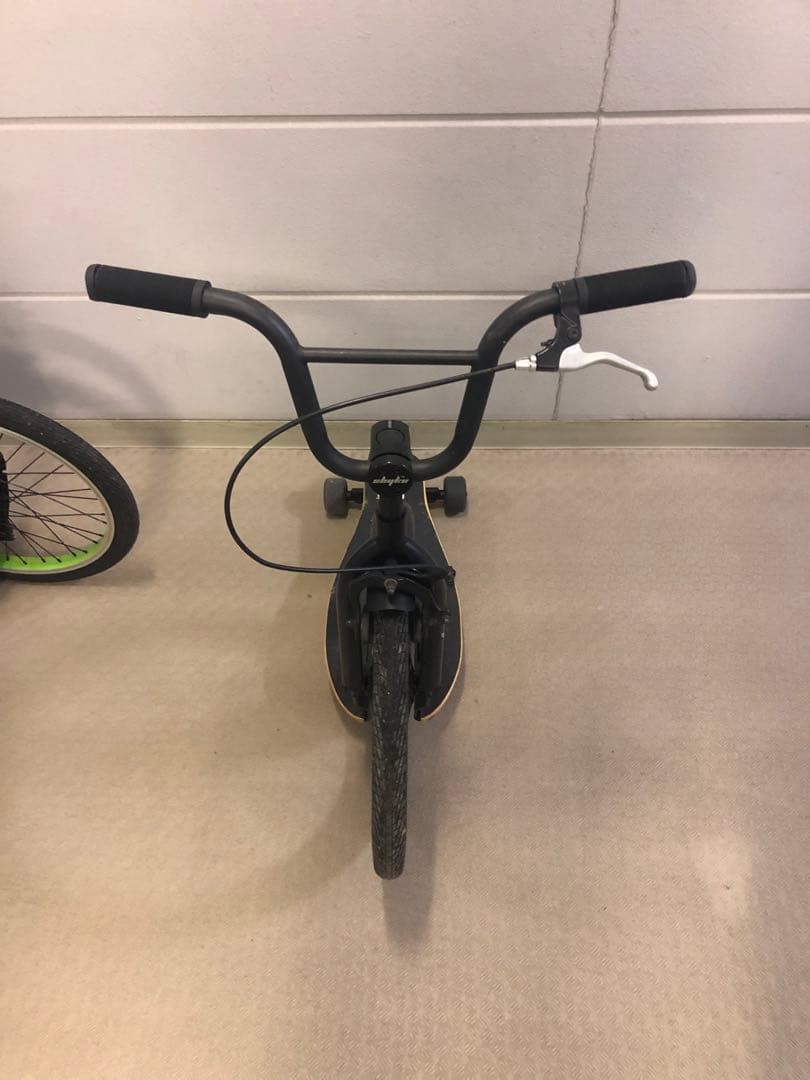 BMXスタイル 小径自転車 スケートボード一体型