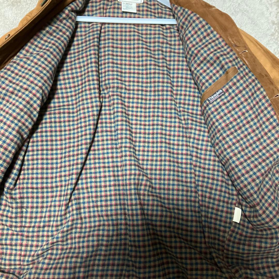 80s L.L.Bean ヌバックカバーオール シンサレート USA製 Mサイズ