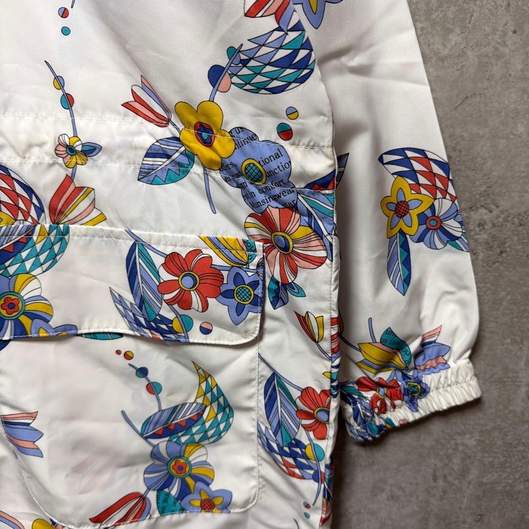 希少　Munsingwear マンシングウエア　ナイロンジャケット　花柄　レア！