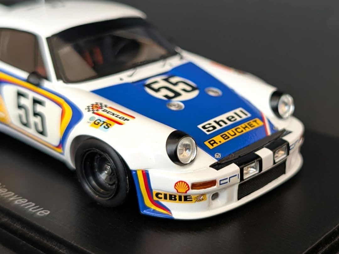 スパーク 1/43 ポルシェ カレラ RSR 1975年 ル・マン24時間 8位