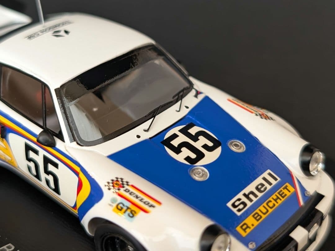 スパーク 1/43 ポルシェ カレラ RSR 1975年 ル・マン24時間 8位
