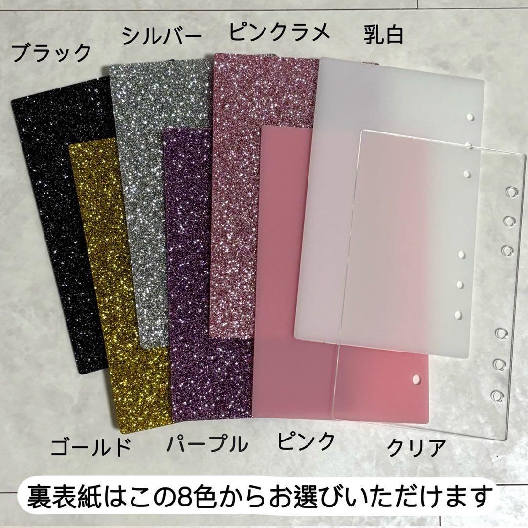 ✨塩鯖 ✨A6 アクリルレジンバインダー　リング付き×2