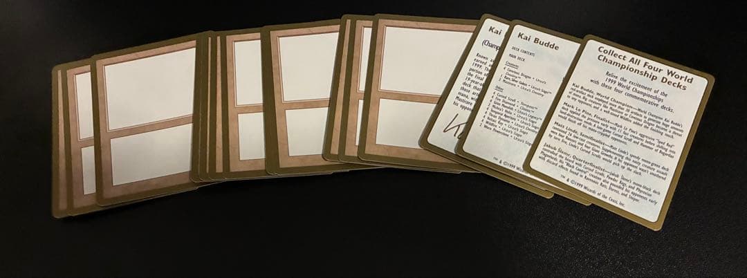 MTG ワールドチャンピオンシップ 1999 Kai Budde