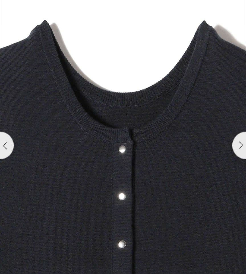 ♡SHIPS 25SS ペプラムフリル 2WAYベスト ネイビー♡