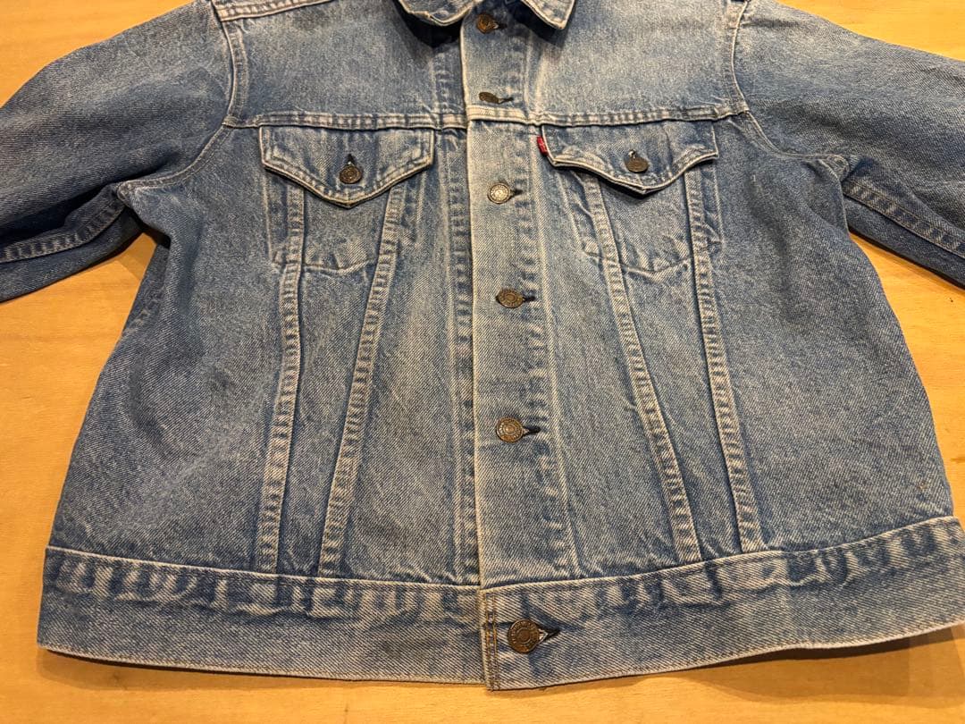 70s Levi's 70505-0213 44 ケアタグ 刻印1 米国製