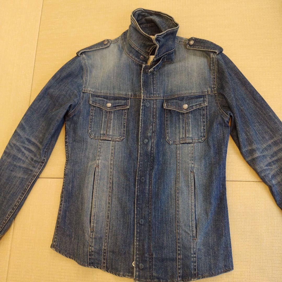 バーバリーブラックレーベル　メンズデニムジャケット　Lサイズ　やや細身　春物