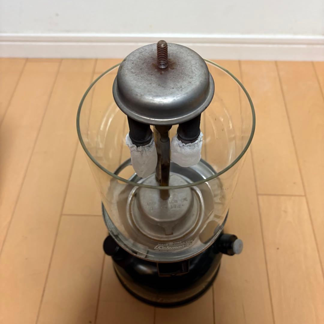 Coleman ツーマントルランタン 94年2月製 動作確認済 ケース付き