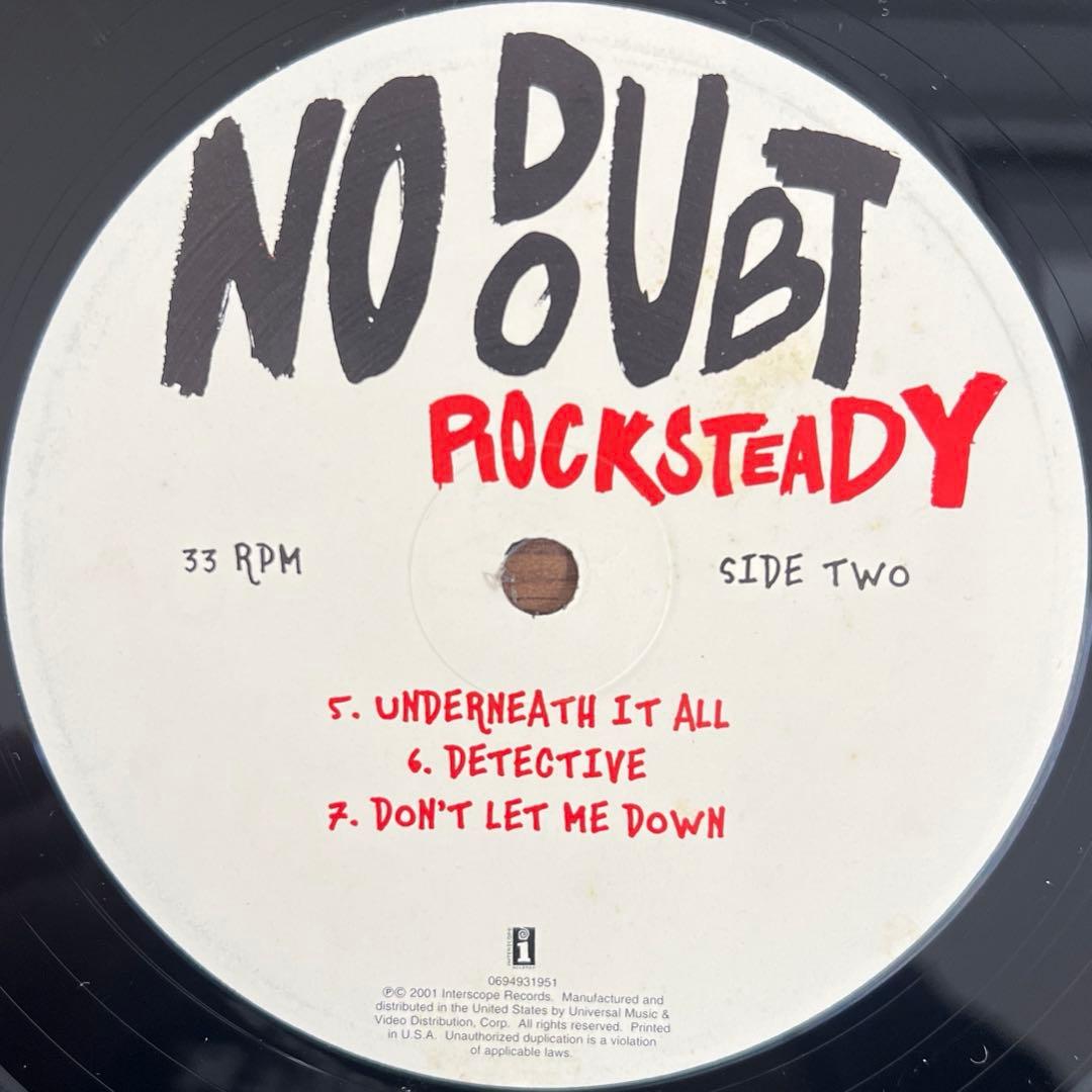 【2LP/US盤】NO DOUBT / ROCK STEADY