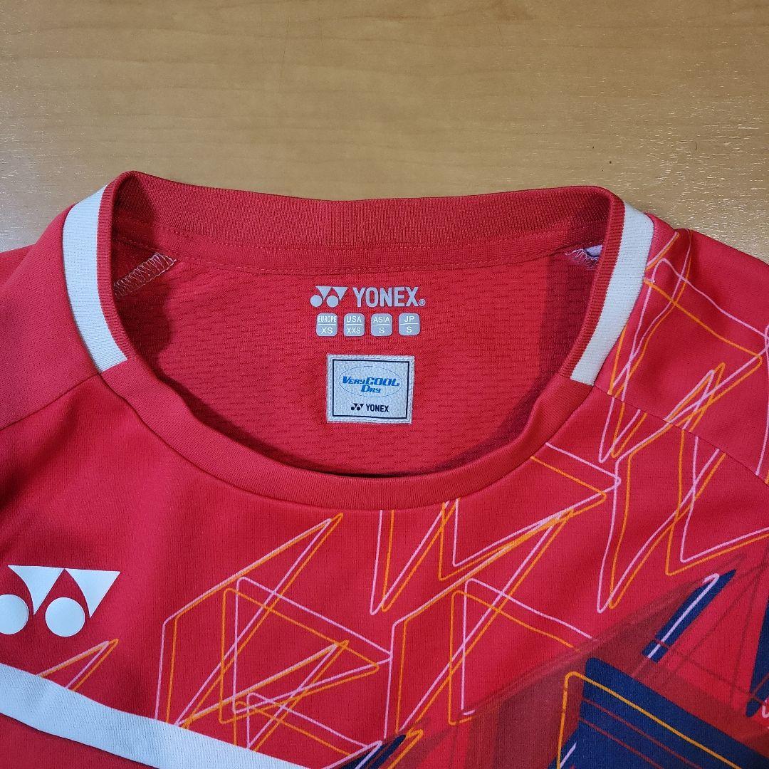 YONEX バドミントンウェア ユニフォーム　Sサイズ　赤