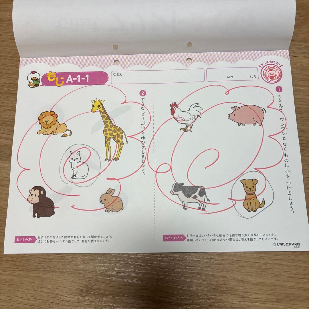 七田式プリントA 幼児向け教材　箱付/小学校受験