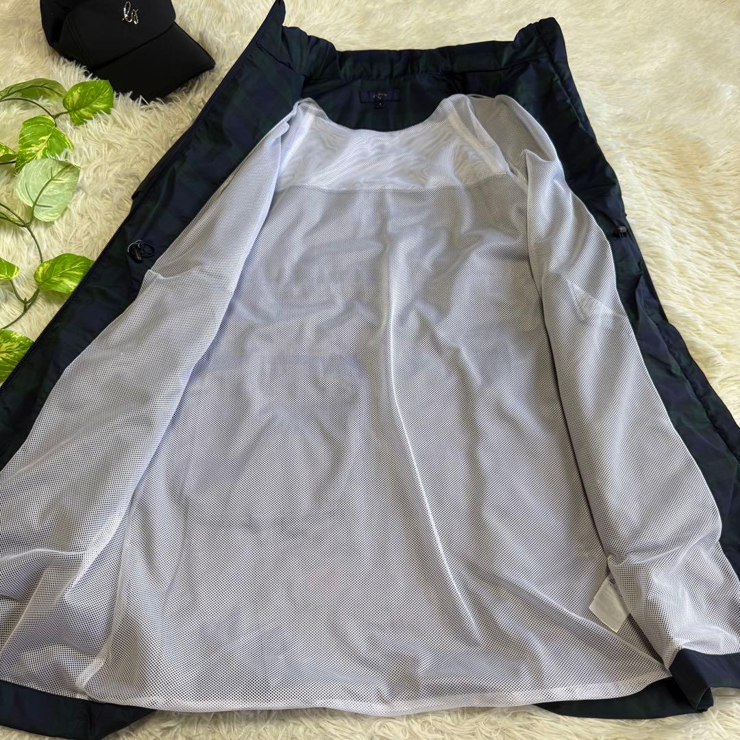 【キャロウェイ】美品 レインウェア チェック ワンピース Sサイズ レディース