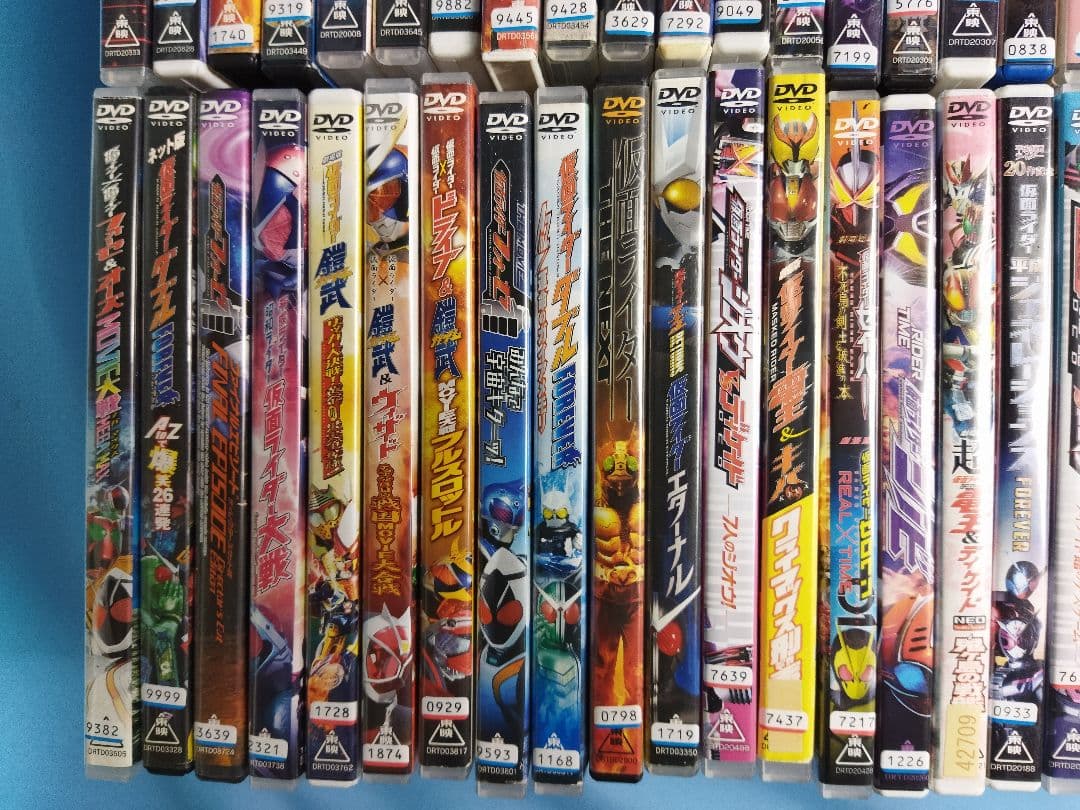 仮面ライダーシリーズ レンタルアップDVD55本セット　映画劇場版　まとめ大量