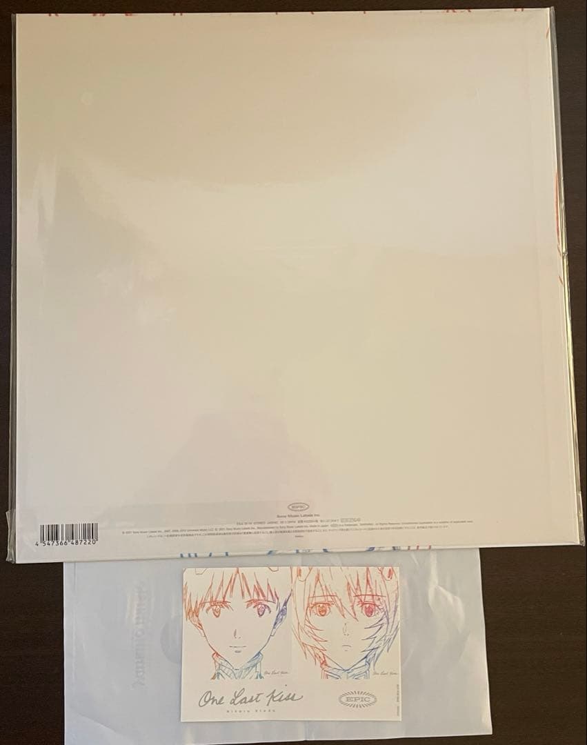 限定生産 宇多田ヒカル/ One Last Kiss レコード ステッカー付き