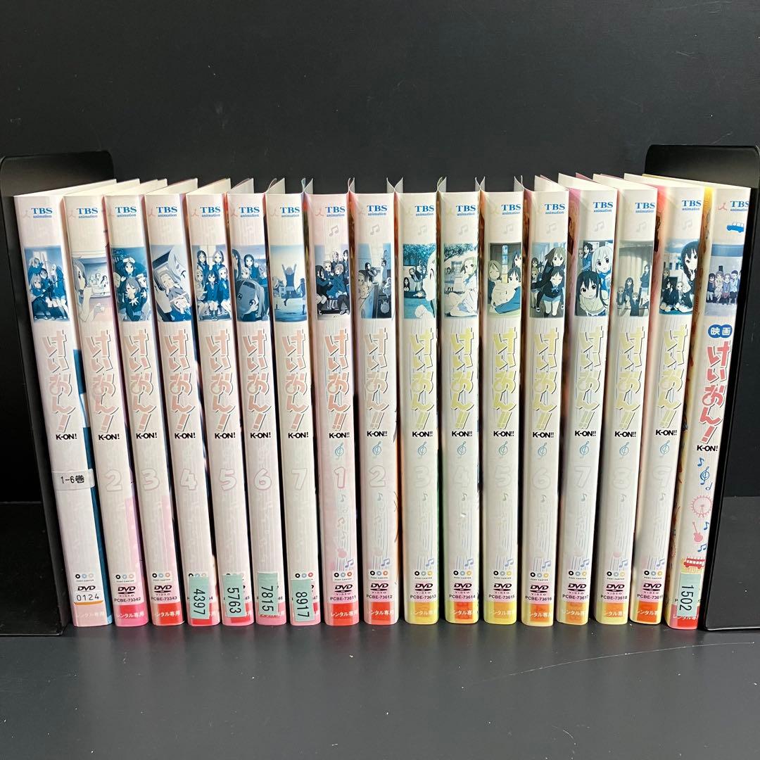 けいおん 1期+2期+映画 レンタルDVD アニメ 全巻完結セット