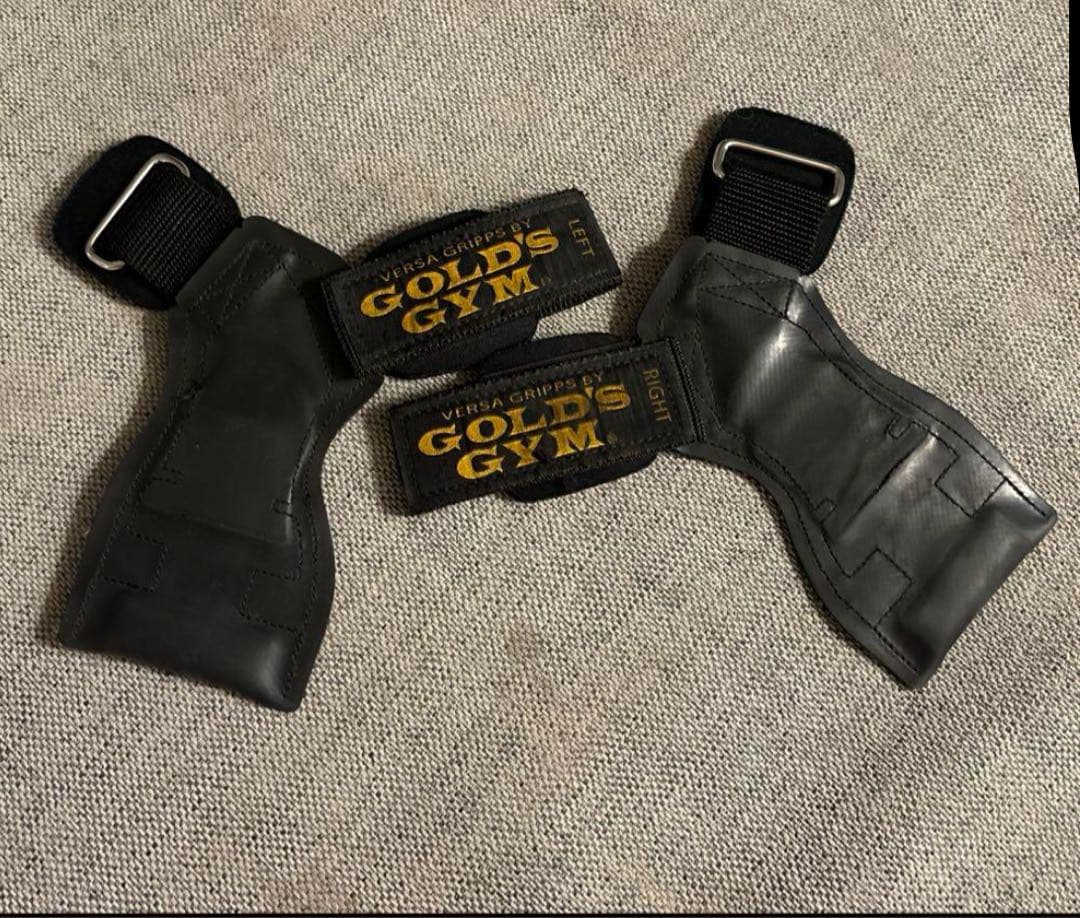 GOLD'S GYM ゴールドジム　パワーベルト＆パワーグリップ2点セット