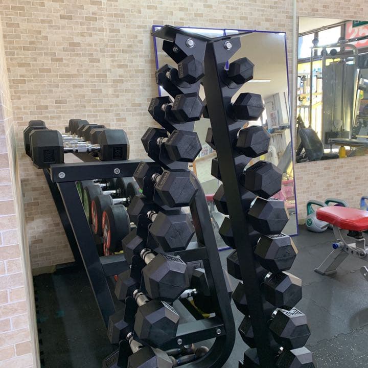 ラバーヘックス  ダンベル　5kg .2.5kg  各2個