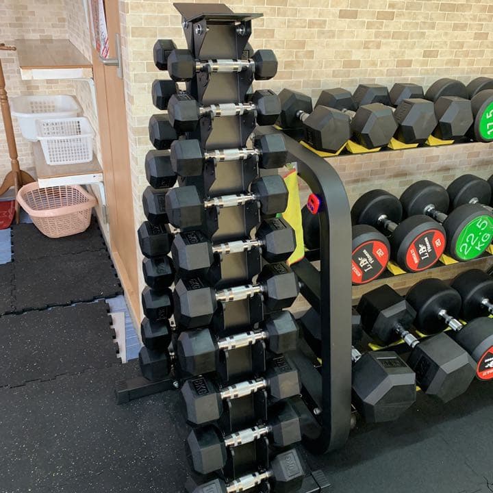 ラバーヘックス  ダンベル　5kg .2.5kg  各2個
