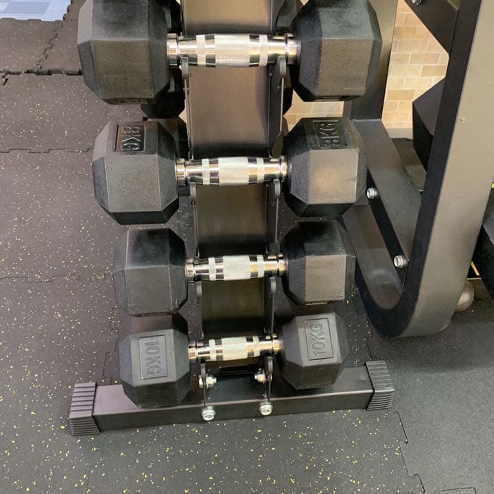 ラバーヘックス  ダンベル　5kg .2.5kg  各2個