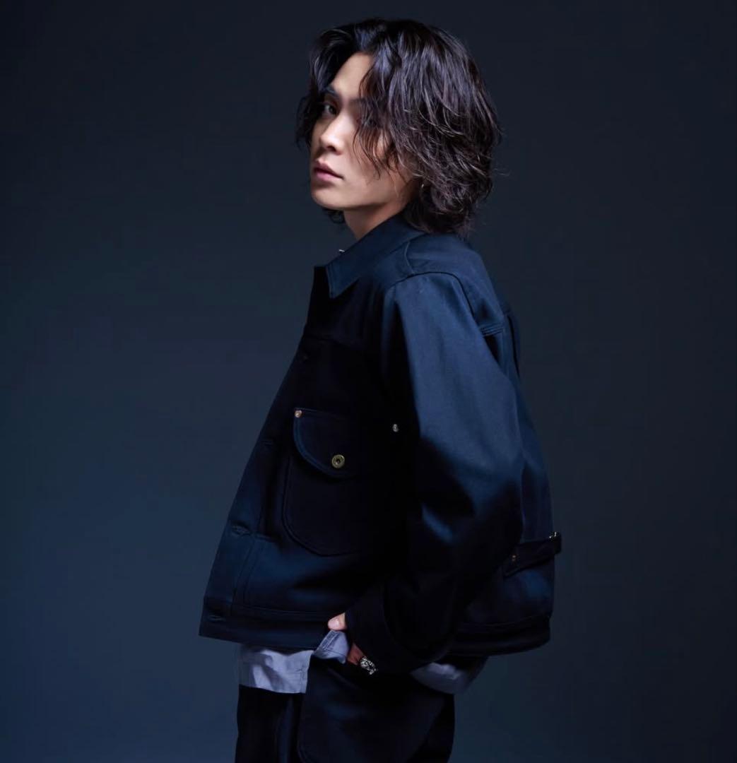 Schott × Lee COWBOY BLACK DENIM JACKET
