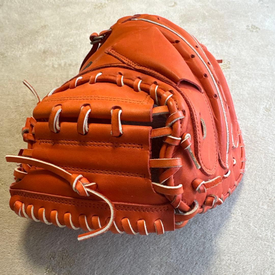 プラタイム21 Mizuno Buw League 硬式グローブ オレンジ