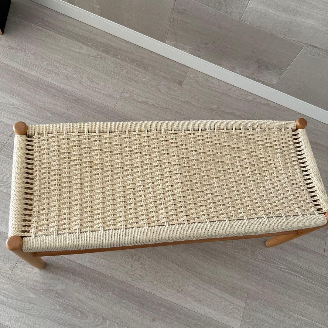 ダイニングベンチ チェア イス 椅子 スツール 幅100cm ペーパーコード