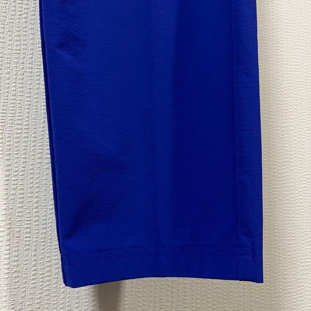 デサントゴルフ　スーパーストレッチナイロンパンツ　ウエスト85 ブルー　美品