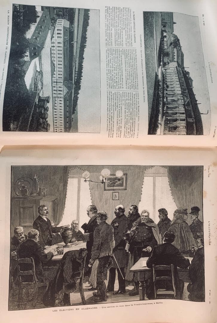19世紀仏誌 L’ILLUSTRATION製本合本 1890年